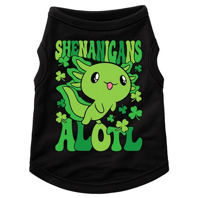 Axolotl St. Patrick's Day Shenanigans Alotl 2 Doggie Tank