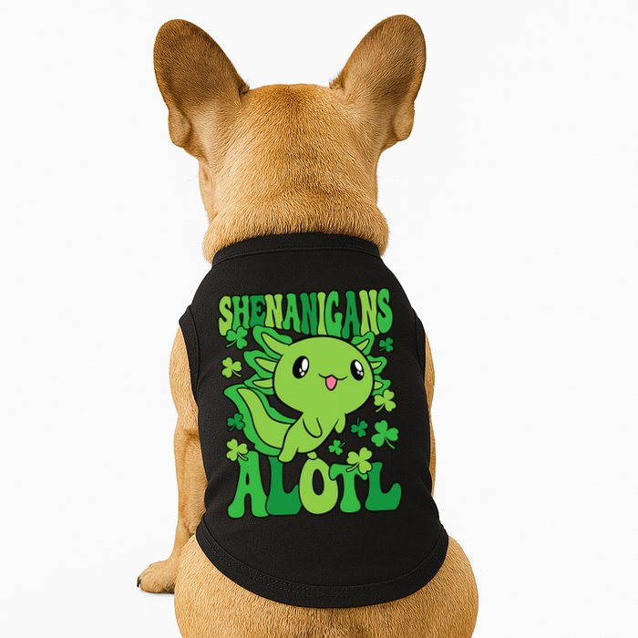 Axolotl St. Patrick's Day Shenanigans Alotl 2 Doggie Tank
