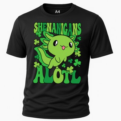 Axolotl St. Patrick's Day Shenanigans Alotl 2 Performance Shirt