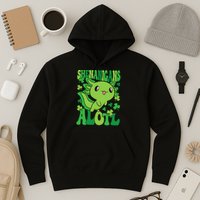 Axolotl St. Patrick's Day Shenanigans Alotl 2 Hoodie
