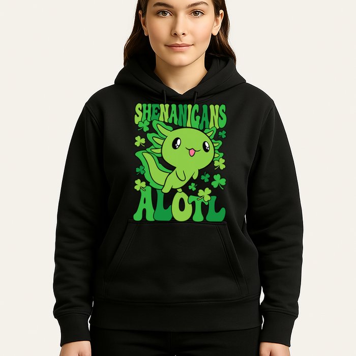 Axolotl St. Patrick's Day Shenanigans Alotl 2 Hoodie