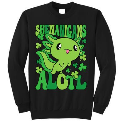 Axolotl St. Patrick's Day Shenanigans Alotl 2 Sweatshirt
