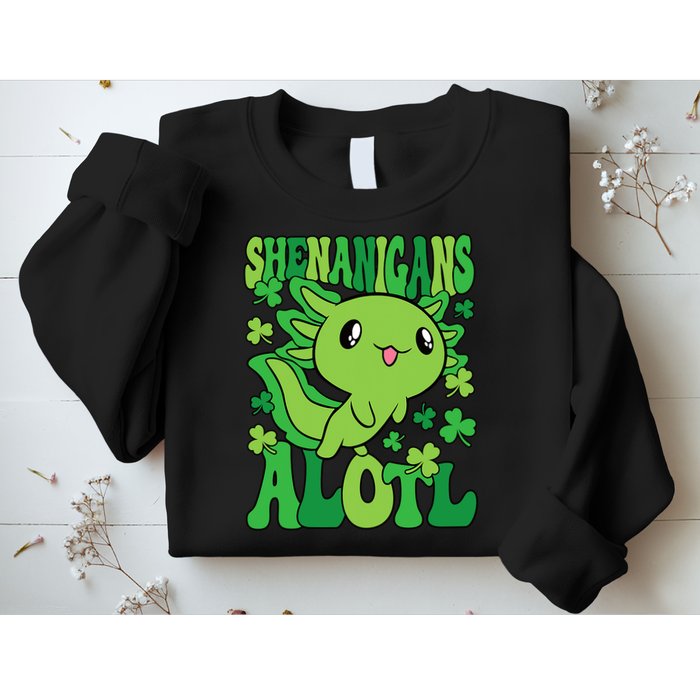 Axolotl St. Patrick's Day Shenanigans Alotl 2 Sweatshirt