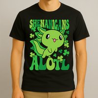 Axolotl St. Patrick's Day Shenanigans Alotl 2 T-Shirt