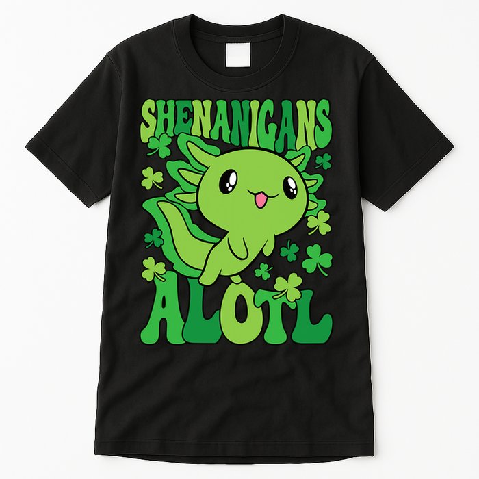Axolotl St. Patrick's Day Shenanigans Alotl 2 Tall T-Shirt