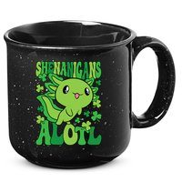 Axolotl St. Patrick's Day Shenanigans Alotl 2 15oz Campfire Ceramic Mug
