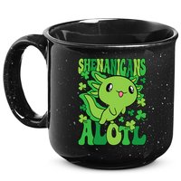 Axolotl St. Patrick's Day Shenanigans Alotl 2 15oz Campfire Ceramic Mug