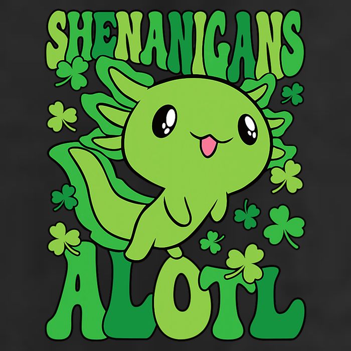 Axolotl St. Patrick's Day Shenanigans Alotl 2 Beanie