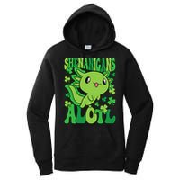 Axolotl St. Patrick's Day Shenanigans Alotl 2 Women's Pullover Hoodie