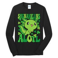 Axolotl St. Patrick's Day Shenanigans Alotl 2 Tall Long Sleeve T-Shirt