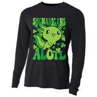 Axolotl St. Patrick's Day Shenanigans Alotl 2 Cooling Performance Long Sleeve Crew