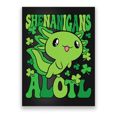 Axolotl St. Patrick's Day Shenanigans Alotl 2 Poster