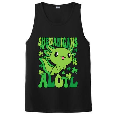 Axolotl St. Patrick's Day Shenanigans Alotl 2 PosiCharge Competitor Tank