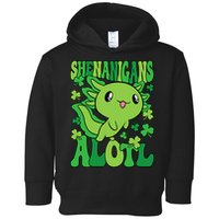 Axolotl St. Patrick's Day Shenanigans Alotl 2 Toddler Hoodie