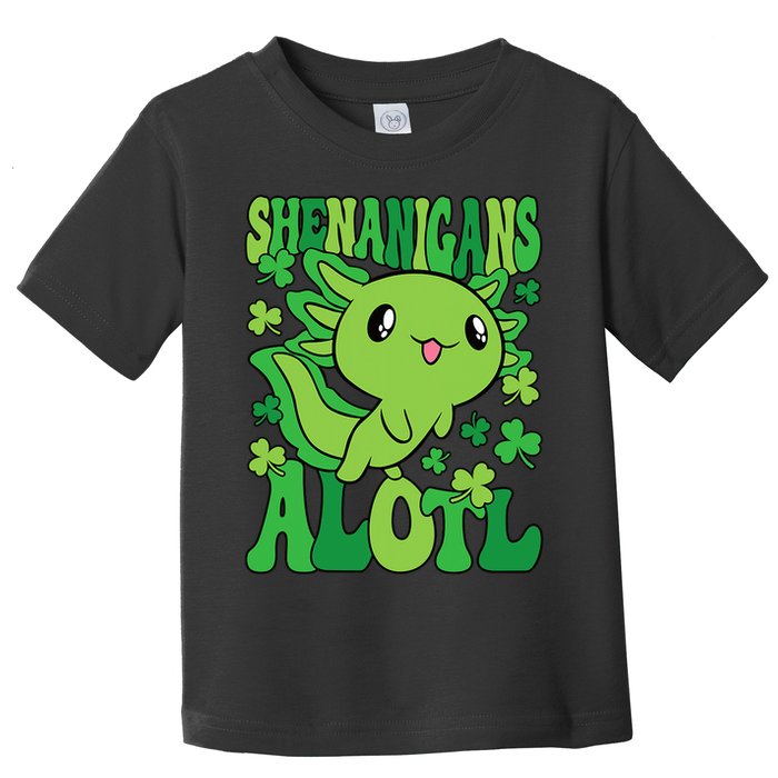 Axolotl St. Patrick's Day Shenanigans Alotl 2 Toddler T-Shirt