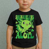 Axolotl St. Patrick's Day Shenanigans Alotl 2 Toddler T-Shirt