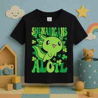 Axolotl St. Patrick's Day Shenanigans Alotl 2 Toddler T-Shirt