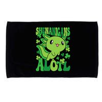 Axolotl St. Patrick's Day Shenanigans Alotl 2 Microfiber Hand Towel