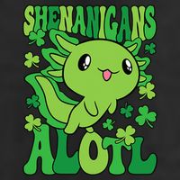 Axolotl St. Patrick's Day Shenanigans Alotl 2 Microfiber Hand Towel