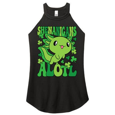 Axolotl St. Patrick's Day Shenanigans Alotl 2 Women's Perfect Tri Rocker Tank
