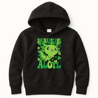 Axolotl St. Patrick's Day Shenanigans Alotl 2 Kids Hoodie
