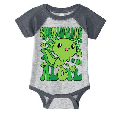 Axolotl St. Patrick's Day Shenanigans Alotl 2 Infant Baby Jersey Bodysuit