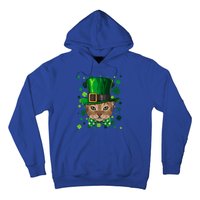 Abyssinian St Patricks Day Cat Leprechaun Hat Shamrock Funny Gift Hoodie