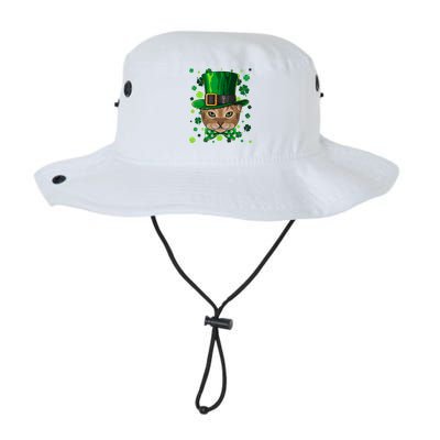 Abyssinian St Patricks Day Cat Leprechaun Hat Shamrock Funny Gift Legacy Cool Fit Booney Bucket Hat