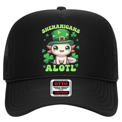 Axolotl St. Patrick's Day Shenanigans Alotl  Trucker Hat