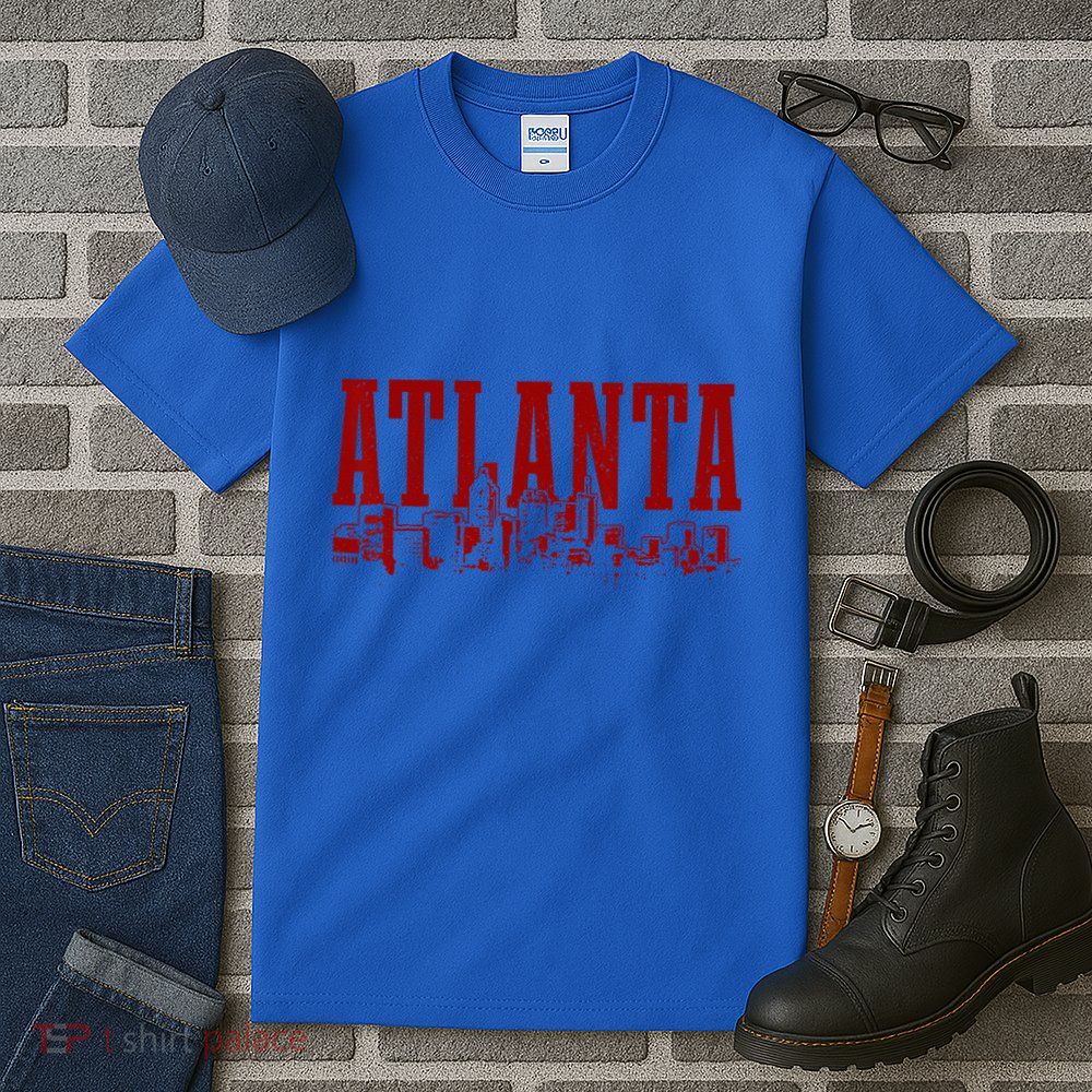 Atlanta Skyline Pride Georgia Vintage Atlanta Tall T-Shirt