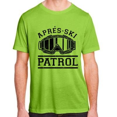 Apres Ski Patrol Meaningful Gift Adult ChromaSoft Performance T-Shirt