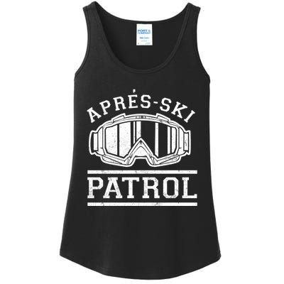 Apres Ski Patrol Meaningful Gift Ladies Essential Tank