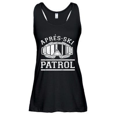 Apres Ski Patrol Meaningful Gift Ladies Essential Flowy Tank