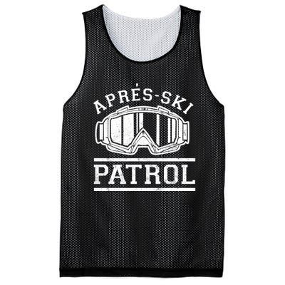 Apres Ski Patrol Meaningful Gift Mesh Reversible Basketball Jersey Tank