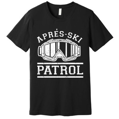 Apres Ski Patrol Meaningful Gift Premium T-Shirt