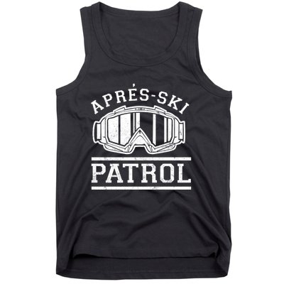 Apres Ski Patrol Meaningful Gift Tank Top