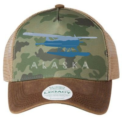 Alaska Sea Plane Seaplane Pilot Alaskan Landscape Legacy Tie Dye Trucker Hat