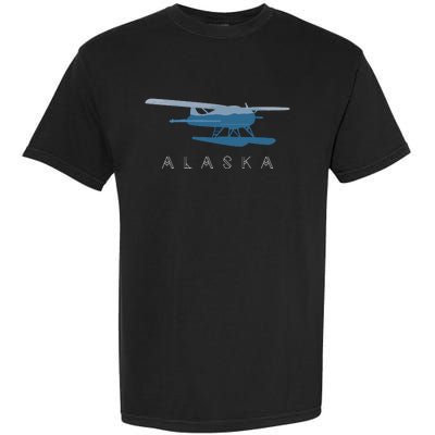 Alaska Sea Plane Seaplane Pilot Alaskan Landscape Garment-Dyed Heavyweight T-Shirt