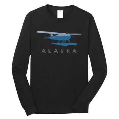 Alaska Sea Plane Seaplane Pilot Alaskan Landscape Long Sleeve Shirt