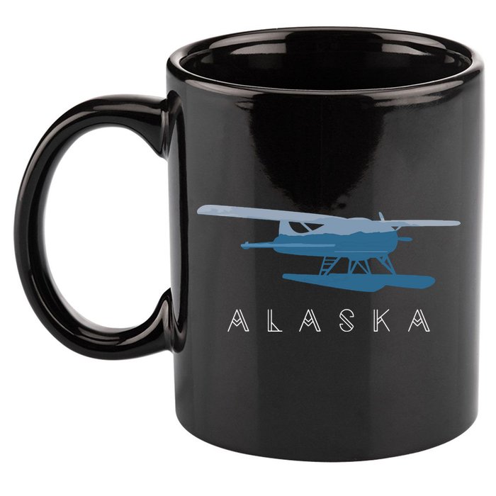 Alaska Sea Plane Seaplane Pilot Alaskan Landscape 11oz C Handle Ceramic Mug