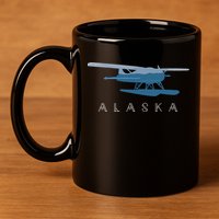 Alaska Sea Plane Seaplane Pilot Alaskan Landscape 11oz C Handle Ceramic Mug