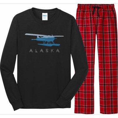 Alaska Sea Plane Seaplane Pilot Alaskan Landscape Long Sleeve Pajama Set