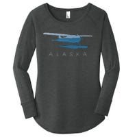 Alaska Sea Plane Seaplane Pilot Alaskan Landscape Women's Perfect Tri Tunic Long Sleeve Shirt