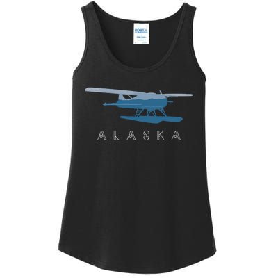 Alaska Sea Plane Seaplane Pilot Alaskan Landscape Ladies Essential Tank