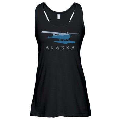 Alaska Sea Plane Seaplane Pilot Alaskan Landscape Ladies Essential Flowy Tank