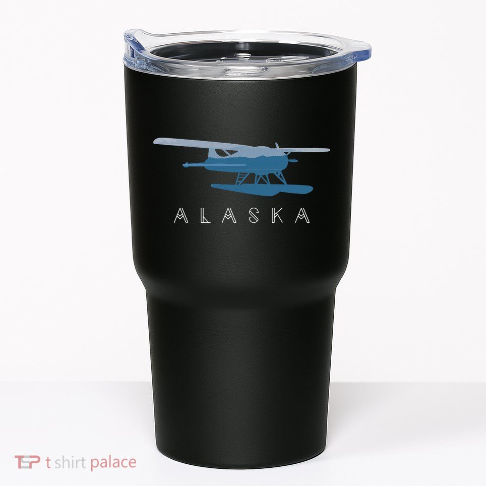 Alaska Sea Plane Seaplane Pilot Alaskan Landscape Tumbler
