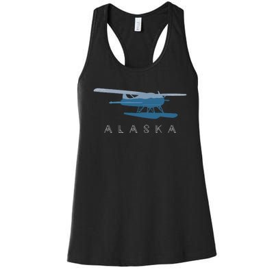 Alaska Sea Plane Seaplane Pilot Alaskan Landscape Women's Racerback Tank