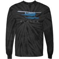 Alaska Sea Plane Seaplane Pilot Alaskan Landscape Tie-Dye Long Sleeve Shirt