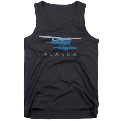 Alaska Sea Plane Seaplane Pilot Alaskan Landscape Tank Top