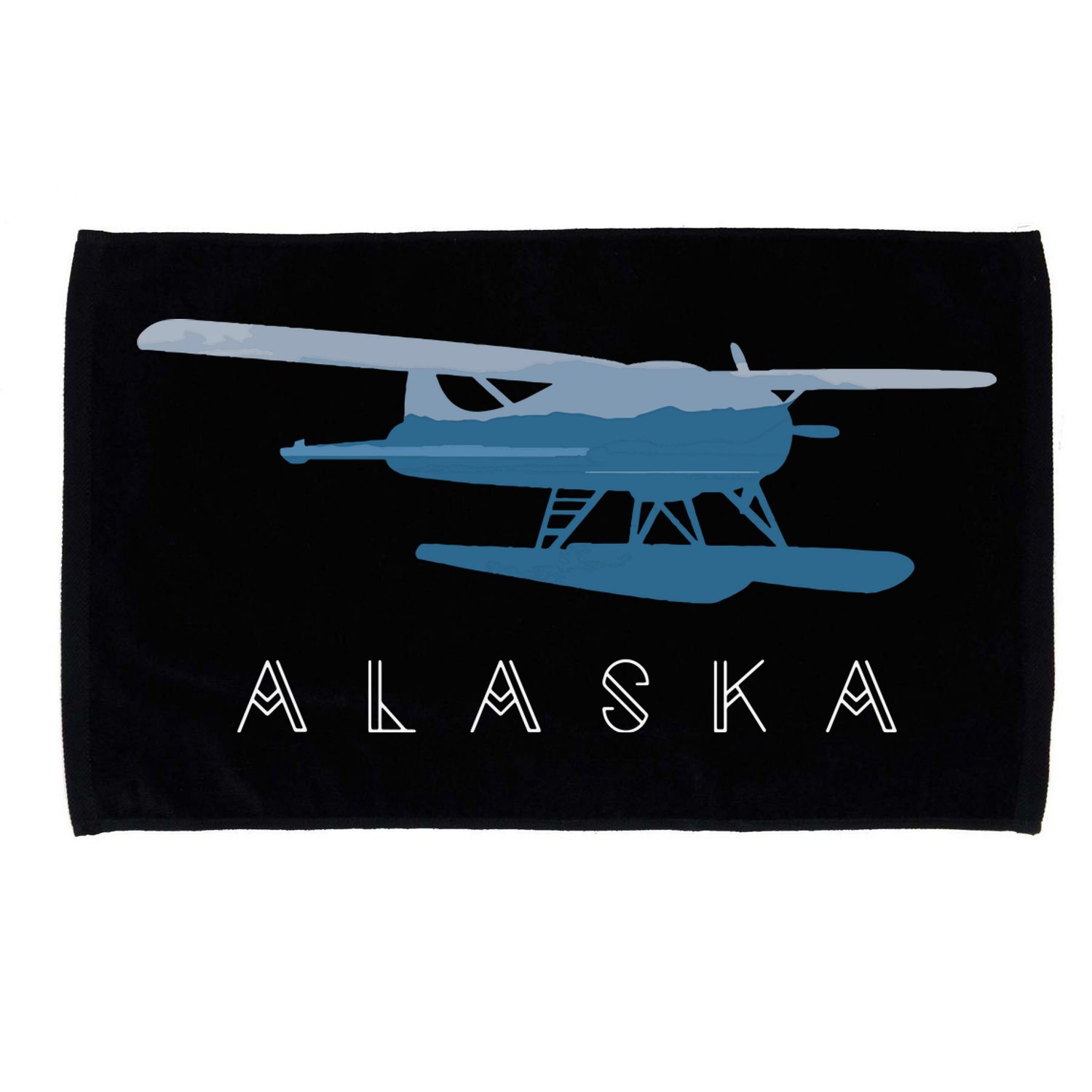 Alaska Sea Plane Seaplane Pilot Alaskan Landscape Microfiber Hand Towel
